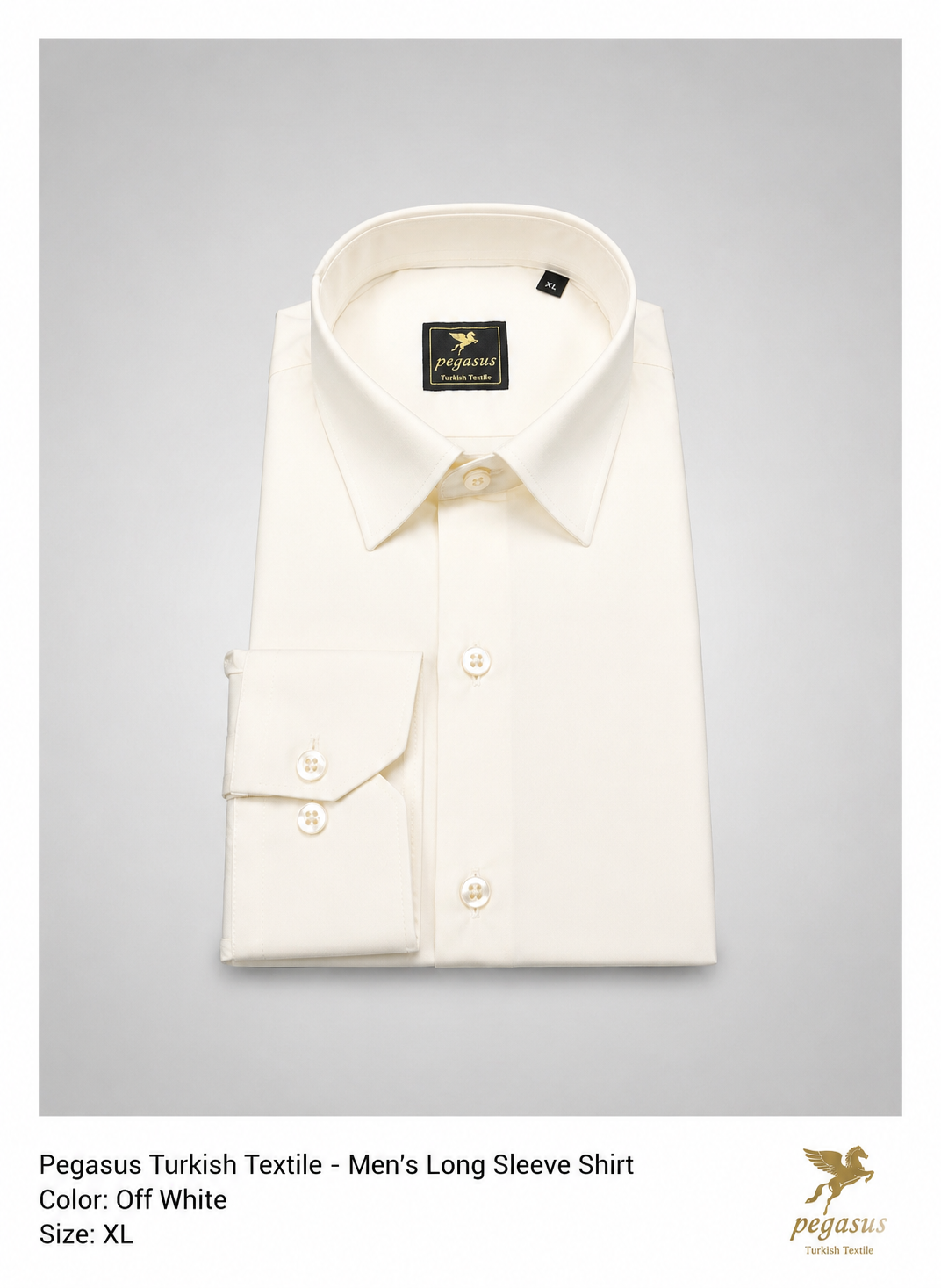 13- Off White Premium Cotton Classic Slim fit Shirt - Includes Luxury Gift Box