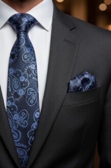 Blue Turkish Tie Set –  7.5 cm

Includes Matching Pocket Square & Luxury Gift Box