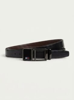 08- Perimum Genuine Leather Double-Faced Belt – Black & Brown