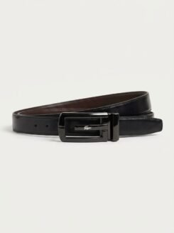 13- Perimum Genuine Leather Double-Faced Belt – Black & Brown