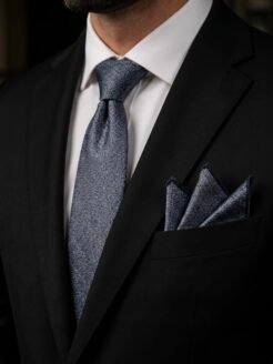 05-  Gray Turkish Tie Set 7.5 cm

Includes Matching Pocket Square & Luxury Gift Box